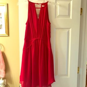 Red banana republic dress